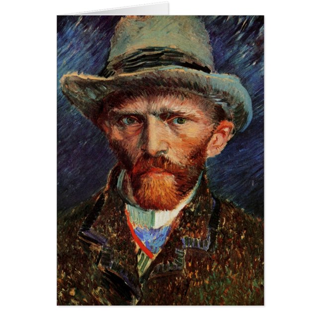 Vincent van Gogh Self Portrait with Grey Felt Hat (Front)