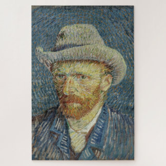 Vincent van Gogh: Self-Portrait with Grey Felt Hat Jigsaw Puzzle