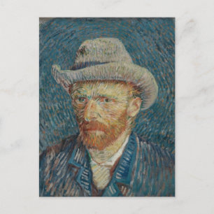 Vincent van Gogh Self-Portrait with Grey Felt Hat Postcard