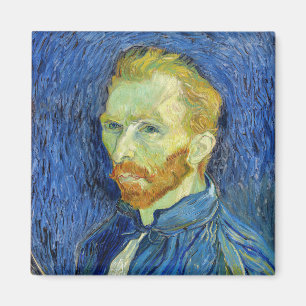 Vincent van Gogh - Self Portrait with Palette Magnet