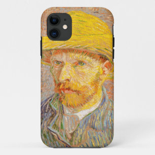 Vincent Van Gogh Self Portrait with Straw Hat Art iPhone 11 Case