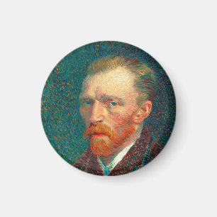 Vincent Van Gogh Self Portrait with Suit Fine Art Magnet