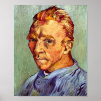 Vincent Van Gogh Self Portrait without Beard Art