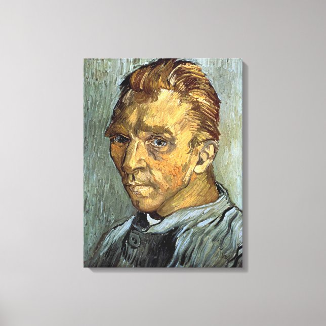 VINCENT VAN GOGH - Self portrait without beard Canvas Print (Front)