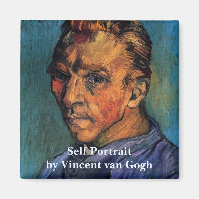 Vincent van Gogh Self Portrait without Beard Magnet (Front)