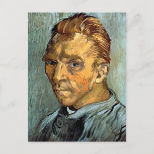 VINCENT VAN GOGH - Self portrait without beard Postcard