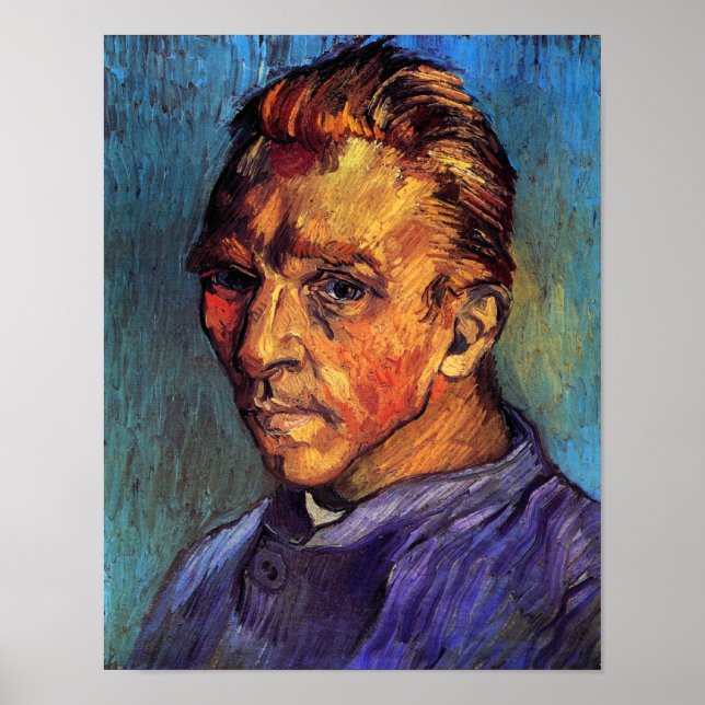 Vincent Van Gogh - Self Portrait Without Beard Poster (Front)
