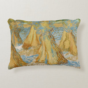 Vincent van Gogh - Sheaves of Wheat Decorative Cushion