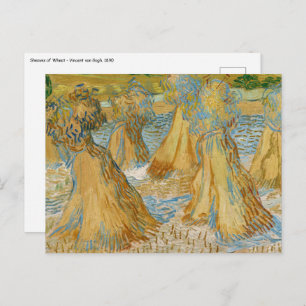 Vincent van Gogh - Sheaves of Wheat Postcard