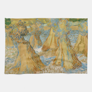Vincent van Gogh - Sheaves of Wheat Tea Towel