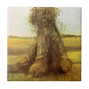 Vincent van Gogh - Sheaves of Wheat Tile