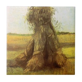 Vincent van Gogh - Sheaves of Wheat Tile