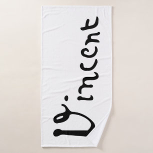 Vincent Van Gogh Signature Bath Towel