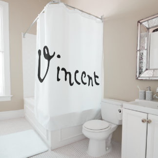 Vincent Van Gogh Signature Shower Curtain