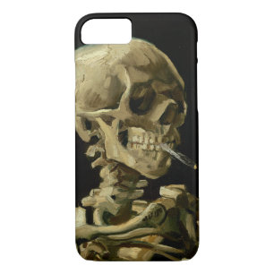 Vincent Van Gogh Skeleton with a Burning Cigarette iPhone 8/7 Case