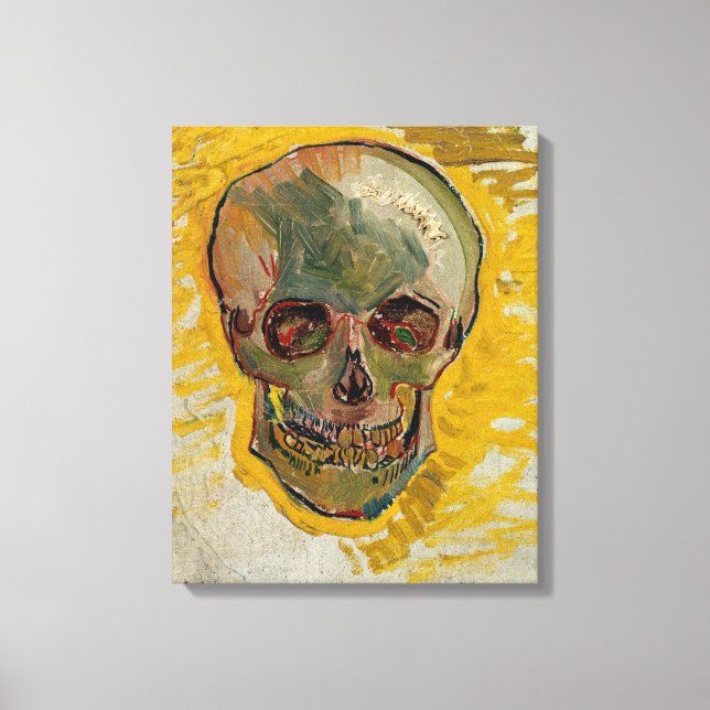 Vincent van Gogh - Skull 1887 #2 Canvas Print (Front)