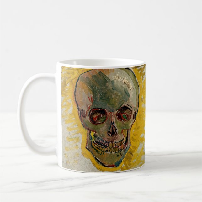 Vincent van Gogh - Skull 1887 #2 Coffee Mug (Left)