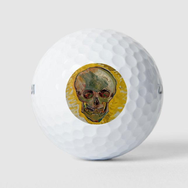 Vincent van Gogh - Skull 1887 #2 Golf Balls (Front)