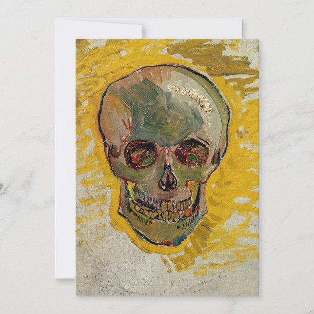 Vincent van Gogh - Skull 1887 #2 Invitation (Front)