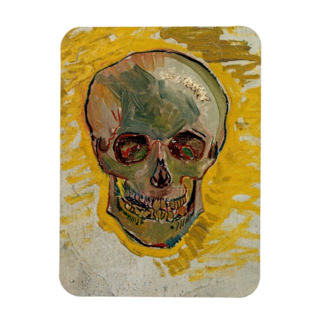 Vincent van Gogh - Skull 1887 #2 Magnet (Vertical)