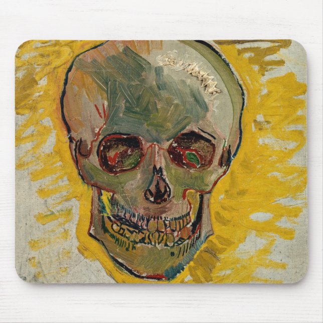 Vincent van Gogh - Skull 1887 #2 Mouse Mat (Front)