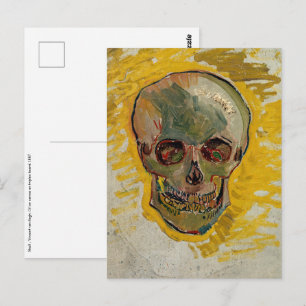 Vincent van Gogh - Skull 1887 #2 Postcard