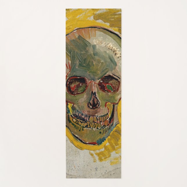 Vincent van Gogh - Skull 1887 #2 Yoga Mat (Front)
