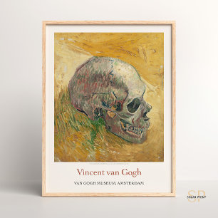 Vincent van Gogh Skull 1888 Art Print Vintage