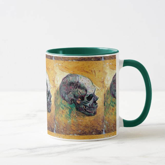 Vincent Van Gogh - Skull In Profile - Fine Art Mug (Right)