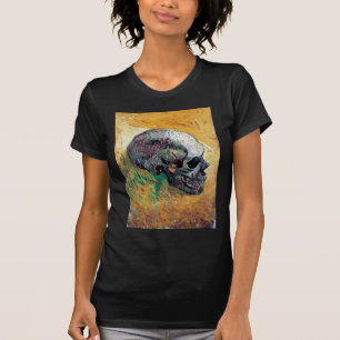 Vincent Van Gogh - Skull In Profile - Fine Art T-Shirt