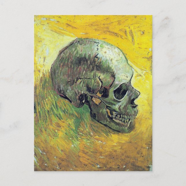 Vincent van Gogh Skull Postcard (Front)