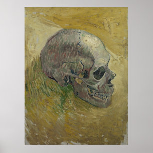 Vincent van Gogh Skull Profile GalleryHD Fine Art Poster