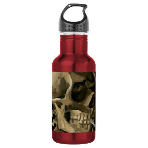 Vincent van Gogh - Skull with Burning Cigarette 532 Ml Water Bottle