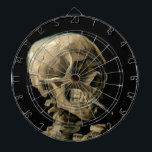 Vincent van Gogh - Skull with Burning Cigarette Dartboard<br><div class="desc">Head of a Skeleton with a Burning Cigarette / Skull with Burning Cigarette / Crane de squelette fumant une cigarette - Vincent van Gogh,  1885</div>