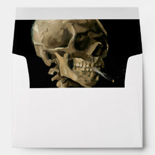 Vincent van Gogh - Skull with Burning Cigarette Envelope