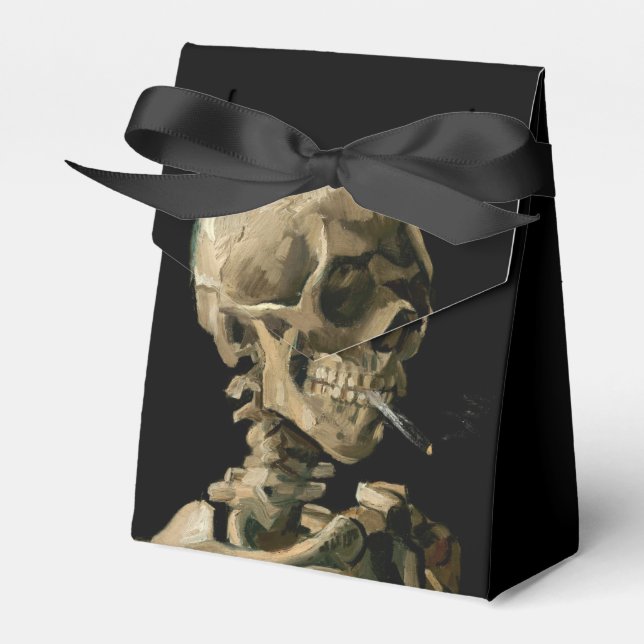 Vincent van Gogh - Skull with Burning Cigarette Favour Box (Front Side)