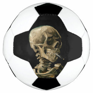 Vincent van Gogh - Skull with Burning Cigarette Football