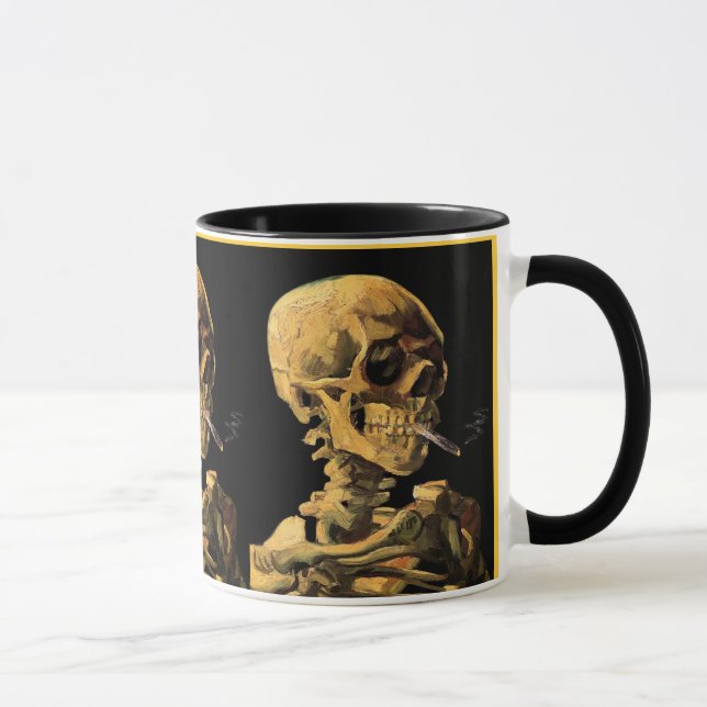 Vincent Van Gogh - Skull With Burning Cigarette Mug (Right)