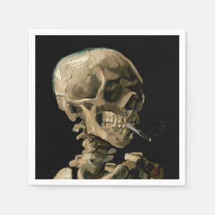 Vincent van Gogh - Skull with Burning Cigarette Napkin