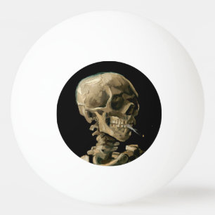 Vincent van Gogh - Skull with Burning Cigarette Ping Pong Ball