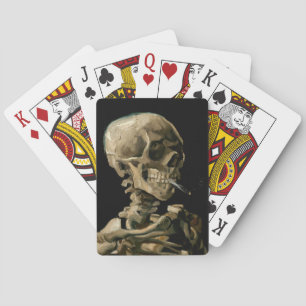 Vincent van Gogh - Skull with Burning Cigarette Playing Cards