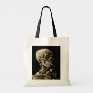 Vincent van Gogh - Skull with Burning Cigarette Tote Bag