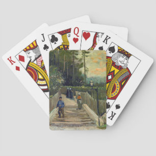Vincent van Gogh - Sloping Path in Montmartre Playing Cards