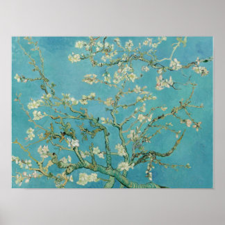 Vincent van Gogh, Sprig of Flowering Almond  Poster