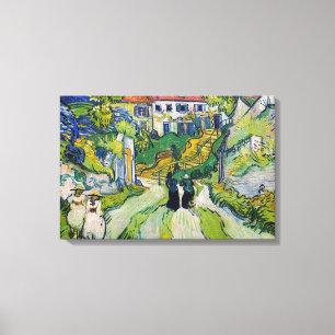 Vincent van Gogh - Stairway at Auvers Canvas Print