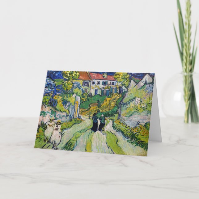 Vincent van Gogh - Stairway at Auvers Card (Front)