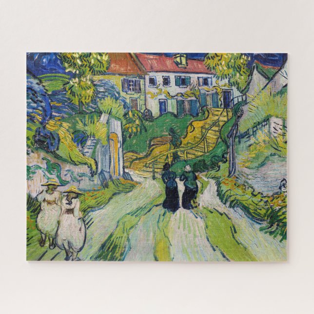 Vincent van Gogh - Stairway at Auvers Jigsaw Puzzle (Horizontal)
