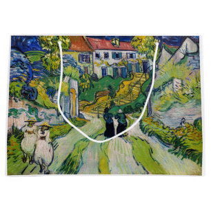 Vincent van Gogh - Stairway at Auvers Large Gift Bag