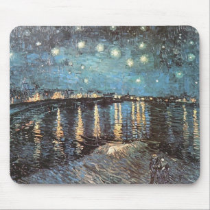 Vincent Van Gogh - Starlight Over the Rhone Mouse Mat