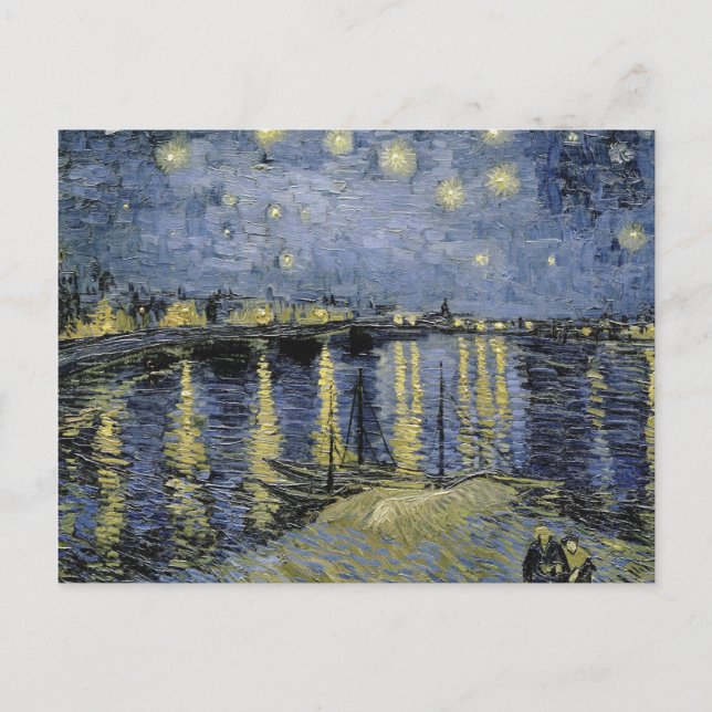 Vincent van Gogh - Starry Night 1888 Holiday Postcard (Front)